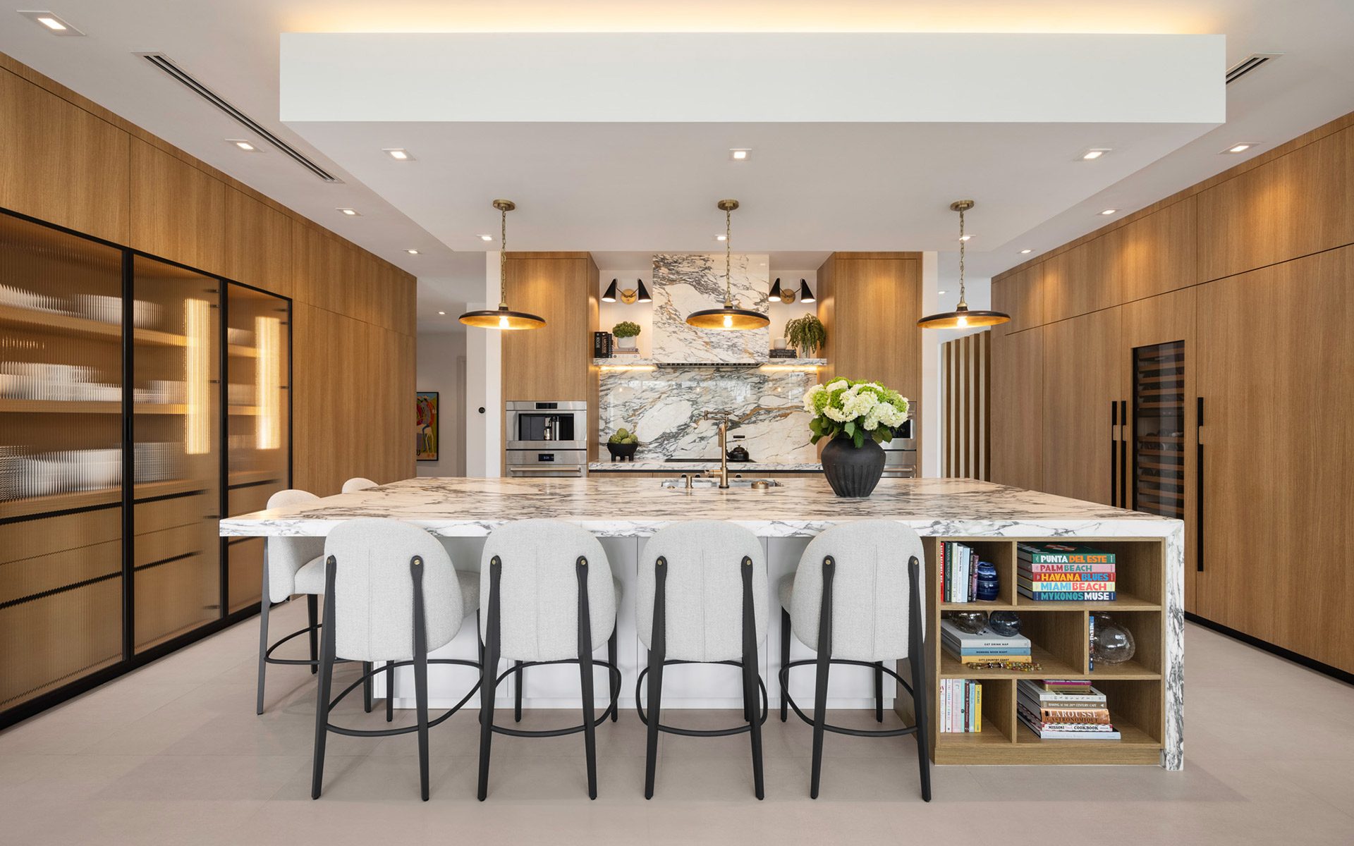 m and b pinecrest modern kitchen project